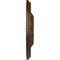 Ekena Millwork Leaf Ceiling Medallion (Canopies up to 4 3/4"), 11 3/8"OD x 3 5/8"ID x 1 1/8"P, Root Beer Crackle CM11LFRBC - alternate 5